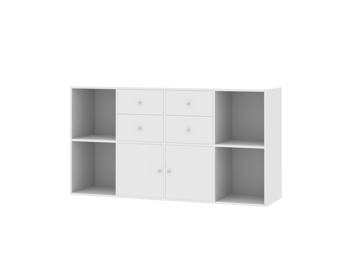 Стеллаж Билли 128 white ИКЕА (IKEA) изображение товара