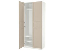 Изображение товара Распашной шкаф Флисбергет 13 beige ИКЕА (IKEA)  на сайте adeta.ru