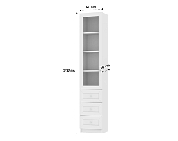 Изображение товара Книжный шкаф Билли 375 white ИКЕА (IKEA) на сайте adeta.ru